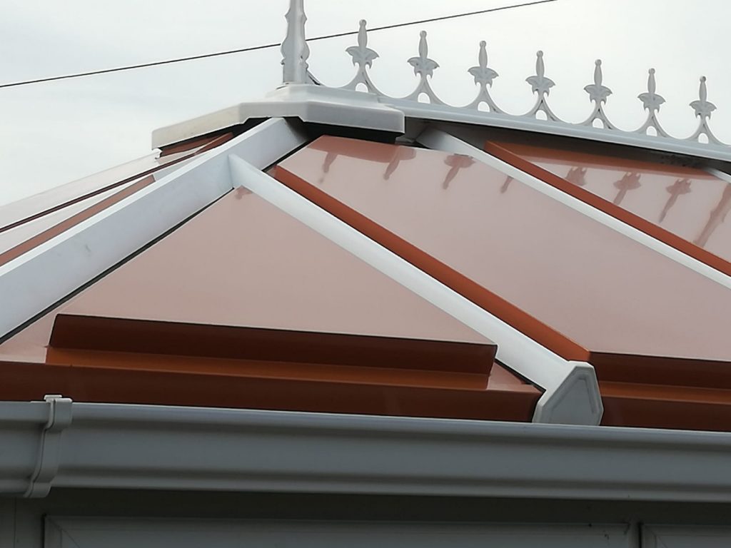 terracotta conservatory roof panels in a victorian design