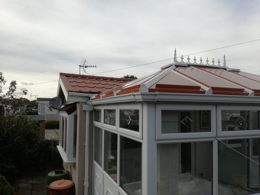 Replacement conservatory roof in Deeside