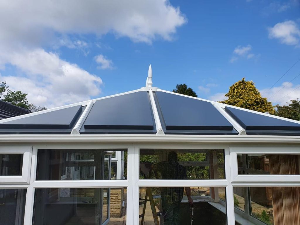 coloured conservatory roofs