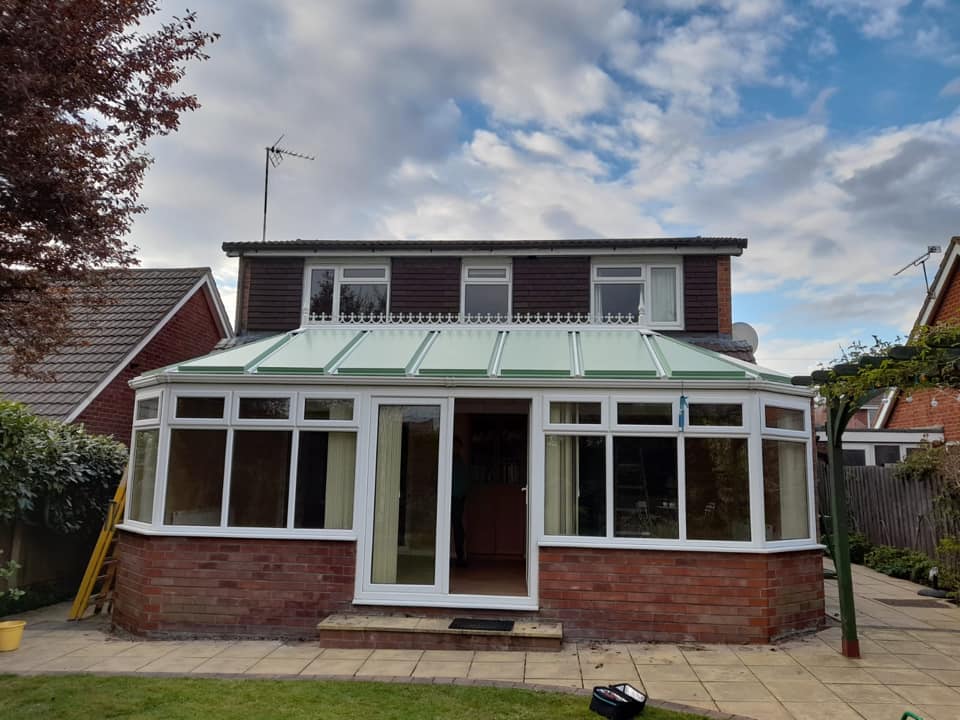 heritage conservatory roof colour in a detached house 