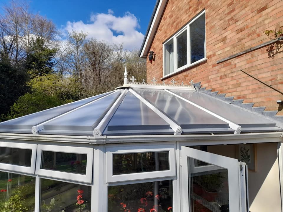 heat loss in a conservatory showing a victorian conservatory with PVCu windows and doors